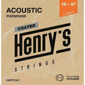 Henry's Coated Phosphor 10-47 Struny pre akustickú gitaru vyobraziť