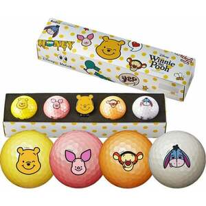 Volvik Solice Disney 4 Pack Golf Balls Winnie The Pooh Golfové lopty vyobraziť