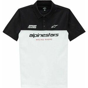 Alpinestars Paddock Polo White/Black L Tričko vyobraziť