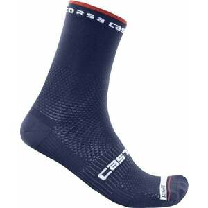 Castelli Rosso Corsa Pro 15 Sock Belgian Blue 2XL Cyklo ponožky vyobraziť