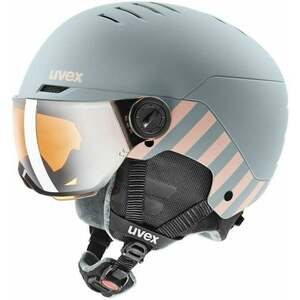 UVEX Rocket Junior Visor Rhino/Blush Mat 51-55 cm Lyžiarska prilba vyobraziť