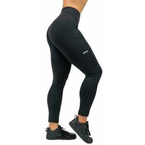 Nebbia High Waisted Leggings Leg Day Goals Black S Fitness nohavice vyobraziť