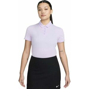 Nike Dri-Fit Victory Solid Womens Violet Mist/Black M Polo košeľa vyobraziť