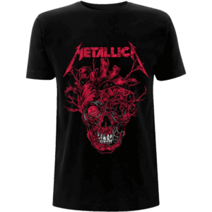 Metallica Tričko Heart Skull Unisex Black 2XL vyobraziť