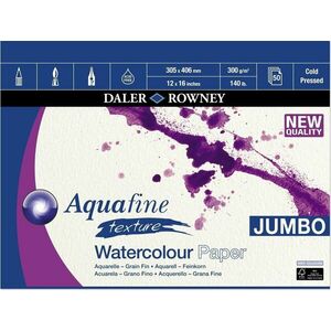 Daler Rowney Aquafine Texture Watercolour Paper Aquafine 30, 5 x 40, 6 cm 300 g Skicár vyobraziť