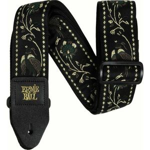 Ernie Ball Classic Jacquard Guitar/Bass Strap Gitarový pás Black Pleasant Pheasant vyobraziť