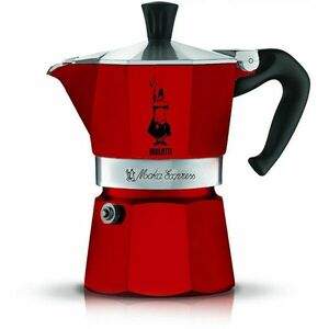 BIALETTI MOKA EXPRESS CERVENA 3 SALKY vyobraziť