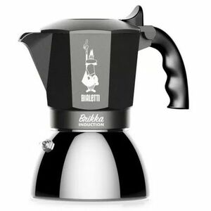 BIALETTI BRIKKA MOKA INDUCTION CIERNY 4 SALKY vyobraziť