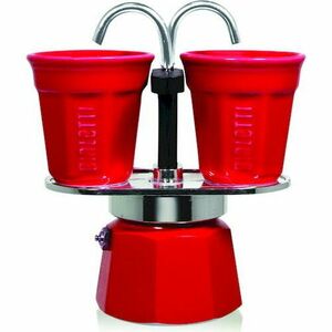 BIALETTI SET MINI EXPRESS RED + 2 SALKY vyobraziť