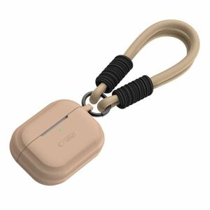 Tech-Protect Silicone Rope puzdro na Apple Airpods Pro 1 / 2, svetlohnedé vyobraziť