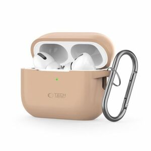 Tech-Protect Silicone Hook puzdro na Apple AirPods Pro 1 / 2, hnedé vyobraziť