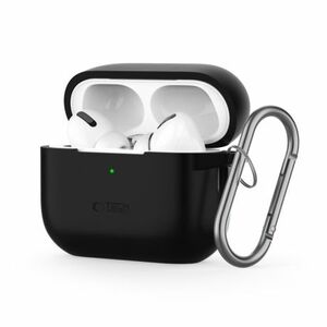 Tech-Protect Silicone Hook puzdro na Apple AirPods Pro 1 / 2, čierne vyobraziť