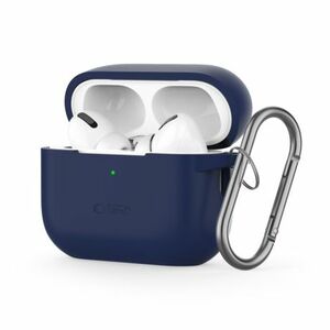 Tech-Protect Silicone Hook puzdro na Apple AirPods Pro 1 / 2, tmavomodré vyobraziť