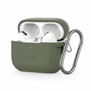 Tech-Protect Silicone Hook puzdro na Apple AirPods Pro 1 / 2, zelené vyobraziť