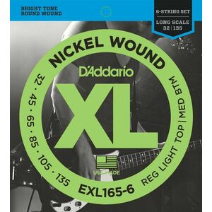 D'Addario EXL165-6 Struny pre 6-strunovú basgitaru vyobraziť