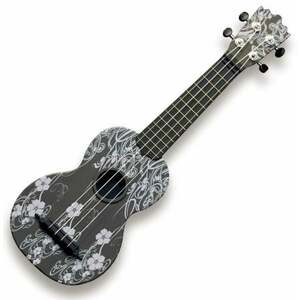 Pasadena WU-21F7-BK Floral Black Sopránové ukulele vyobraziť