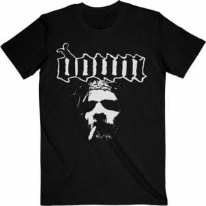 Down Tričko Face Unisex Black XL vyobraziť