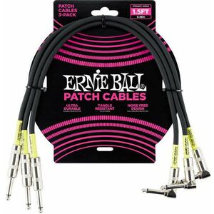 Ernie Ball P06076 45 cm Rovný - Zalomený Patch kábel vyobraziť