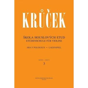 Václav Krůček Škola houslových etud II (sešit 4) Noty vyobraziť