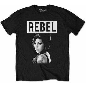 Amy Winehouse Tričko Rebel Black L vyobraziť