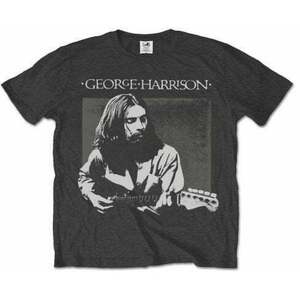 George Harrison Tričko Live Portrait Unisex Charcoal Grey L vyobraziť