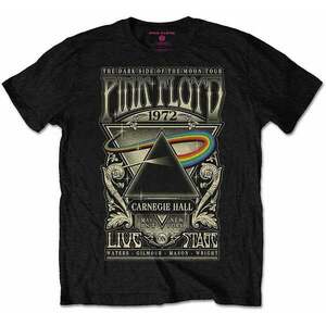 Pink Floyd Tričko Carnegie Hall Poster Unisex Black 2XL vyobraziť