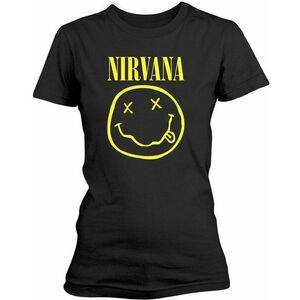 Nirvana Tričko Happy Face Logo Black L vyobraziť