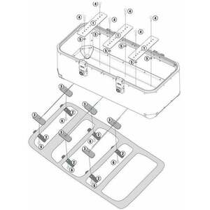 Givi OBK110KIT Universal Fitting Kit for Mounting OBK110A vyobraziť