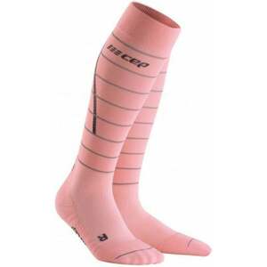 CEP Compression Tall Reflective Light Pink II Bežecké ponožky vyobraziť