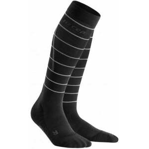 CEP Compression Tall Reflective Black II Bežecké ponožky vyobraziť