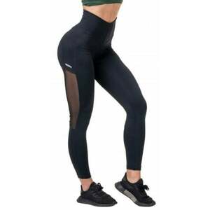 Nebbia High-Waist Mesh Black XS Fitness nohavice vyobraziť