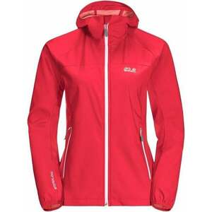 Jack Wolfskin Eagle Peak II Softshell W Tulip Red XS Outdoorová bunda vyobraziť