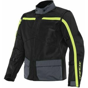 Dainese Outlaw Black/Ebony/Fluo Yellow 48 Textilná bunda vyobraziť