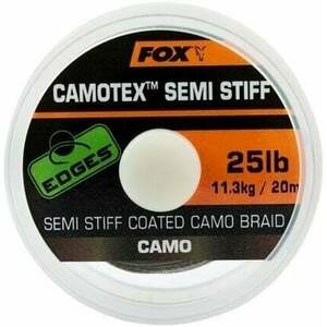 Fox Fishing Edges Camotex Semi Stiff Camo 20 m 25 lbs-11, 3 kg Šnúra vyobraziť