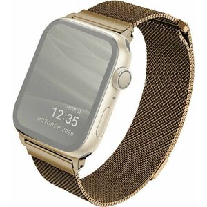 Uniq Dante Mesh Steel Caramel Gold 44 mm-42 mm Remienok vyobraziť