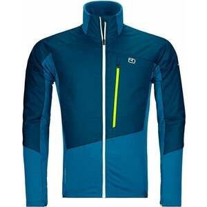 Ortovox Westalpen Swisswool Hybrid M Outdoorová bunda Petrol Blue S vyobraziť