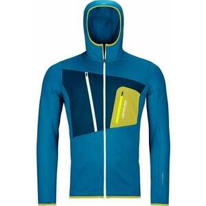 Ortovox Fleece Grid M Heritage Blue S Outdoorová mikina vyobraziť