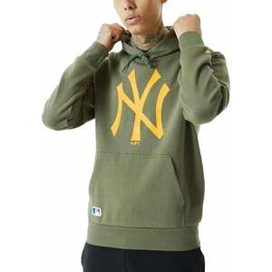 New York Yankees MLB Seasonal Team Logo Olive/Orange M Mikina vyobraziť