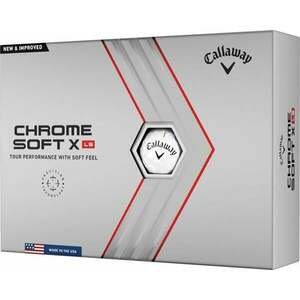 Callaway Chrome Soft X LS 2022 Golf Balls White Basic Golfové lopty vyobraziť