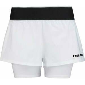 Head Dynamic Shorts Women White L Tenisové šortky vyobraziť