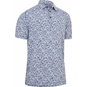 Callaway Mens Filter Floral Print Caviar S Polo košeľa vyobraziť