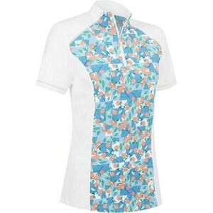 Callaway Women Cubist Oranges Brilliant White M Polo košeľa vyobraziť