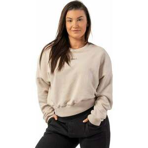 Nebbia Loose Fit Sweatshirt "Feeling Good" Cream M-L Fitness mikina vyobraziť