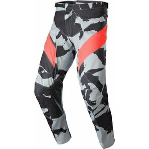 Alpinestars Racer Tactical Pants Gray/Camo/Mars Red 30 Motokrosové nohavice vyobraziť