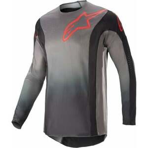 Alpinestars Techstar Sein Jersey Black/Neon Red S Motokrosový dres vyobraziť