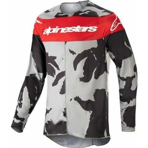 Alpinestars Racer Tactical Jersey Gray/Camo/Mars Red L Motokrosový dres vyobraziť