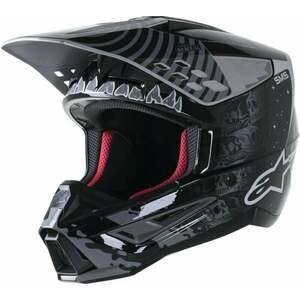 Alpinestars S-M5 Solar Flare Helmet Black/Gray/Gold Glossy XL Prilba vyobraziť