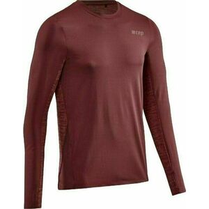 CEP W1136 Run Shirt Long Sleeve Men Dark Red L Bežecké tričko s dlhým rukávom vyobraziť