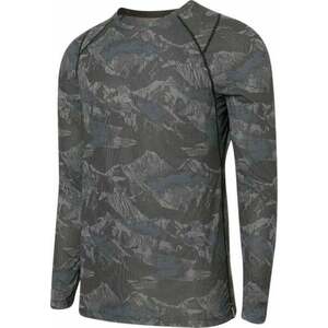 SAXX Quest Long Sleeve Crew Navy Mountainscape M Termoprádlo vyobraziť