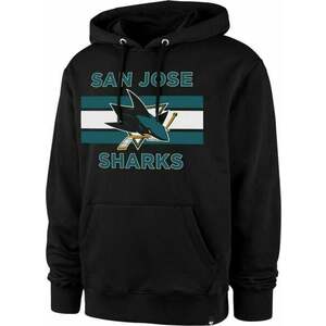 San Jose Sharks NHL Burnside Pullover Hoodie Jet Black L Mikina vyobraziť